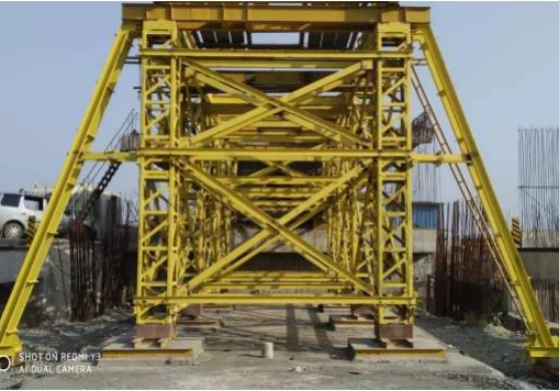 Staging Frame For Movement of Pre-Cast Concrete Segments (1)
